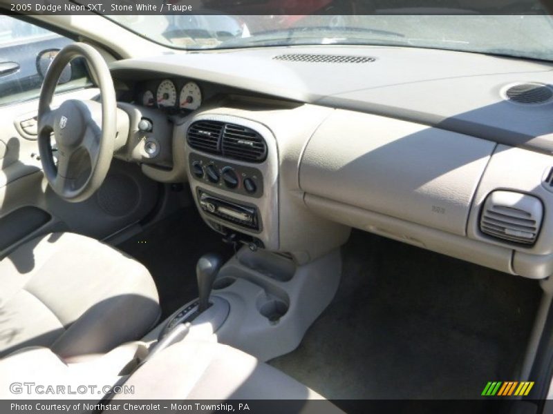 Stone White / Taupe 2005 Dodge Neon SXT