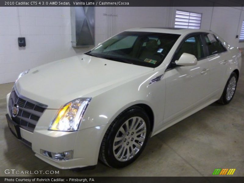 Vanilla Latte / Cashmere/Cocoa 2010 Cadillac CTS 4 3.0 AWD Sedan