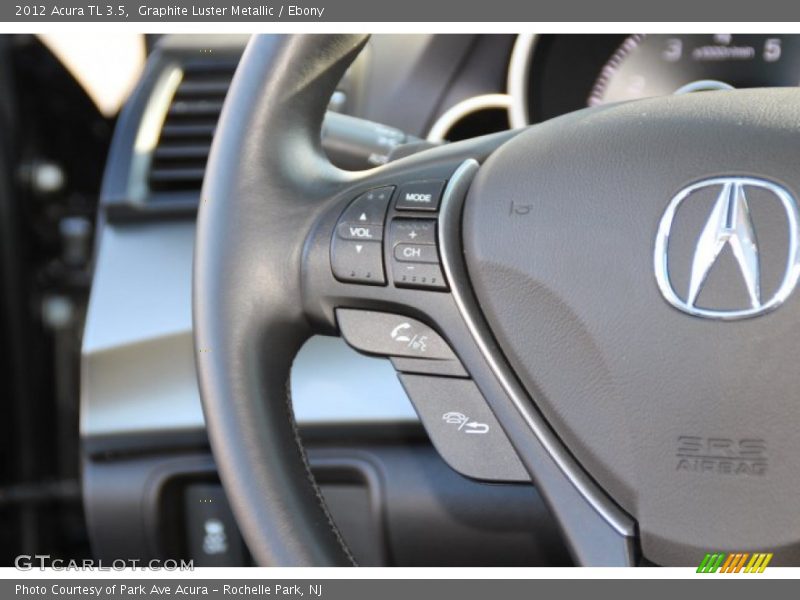 Graphite Luster Metallic / Ebony 2012 Acura TL 3.5