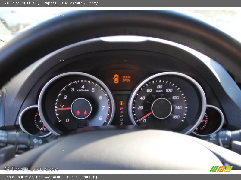 Graphite Luster Metallic / Ebony 2012 Acura TL 3.5