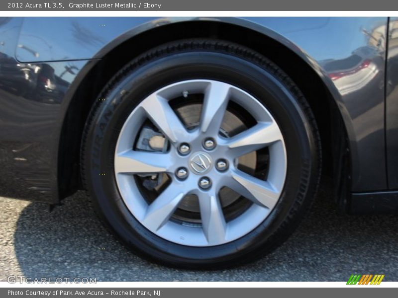 Graphite Luster Metallic / Ebony 2012 Acura TL 3.5