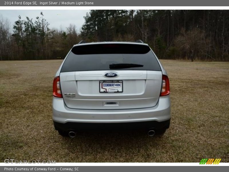 Ingot Silver / Medium Light Stone 2014 Ford Edge SE