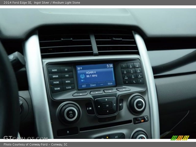 Ingot Silver / Medium Light Stone 2014 Ford Edge SE