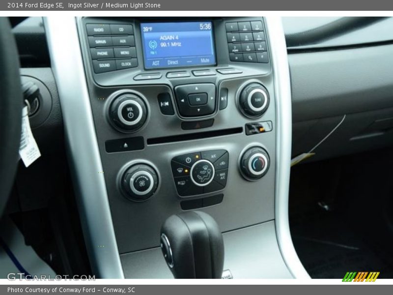 Ingot Silver / Medium Light Stone 2014 Ford Edge SE