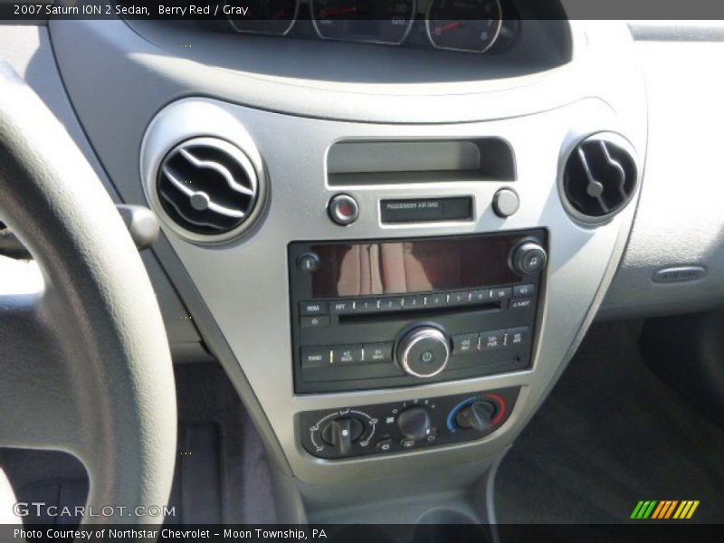 Berry Red / Gray 2007 Saturn ION 2 Sedan