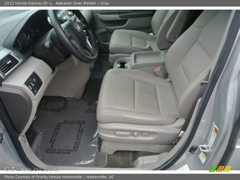 Alabaster Silver Metallic / Gray 2012 Honda Odyssey EX-L