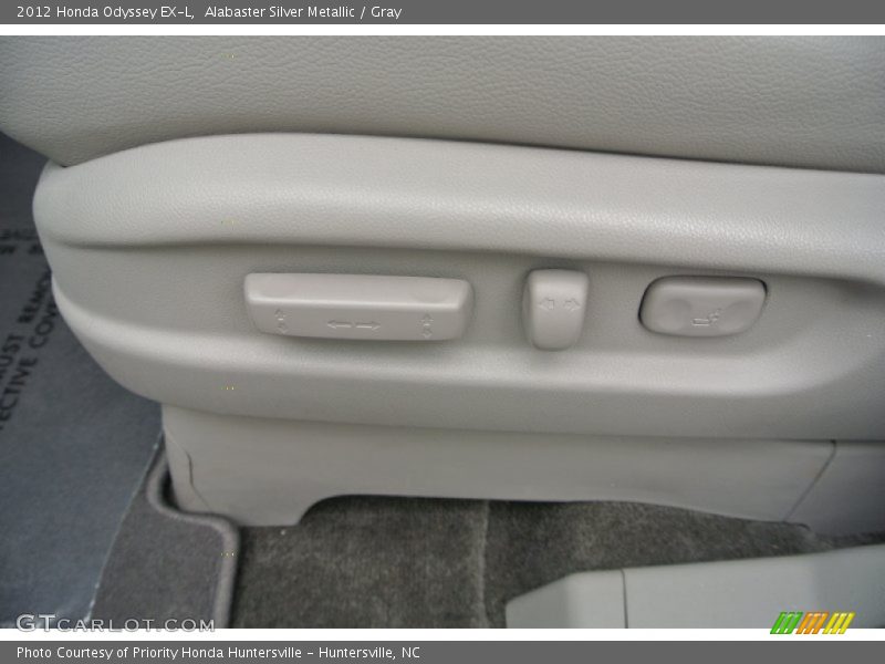 Alabaster Silver Metallic / Gray 2012 Honda Odyssey EX-L