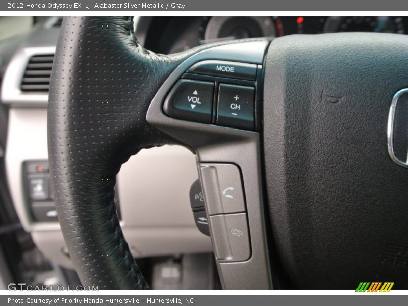 Alabaster Silver Metallic / Gray 2012 Honda Odyssey EX-L