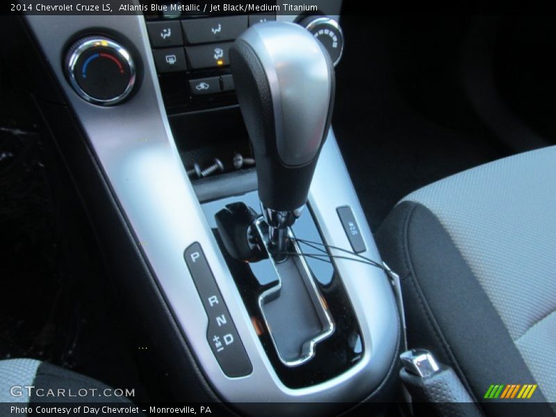 Atlantis Blue Metallic / Jet Black/Medium Titanium 2014 Chevrolet Cruze LS