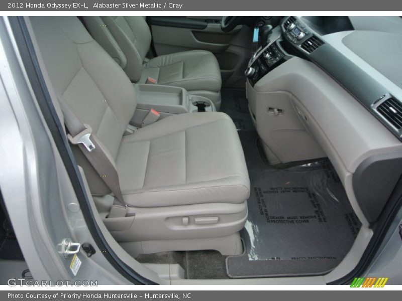 Alabaster Silver Metallic / Gray 2012 Honda Odyssey EX-L