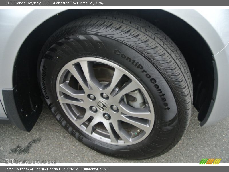 Alabaster Silver Metallic / Gray 2012 Honda Odyssey EX-L