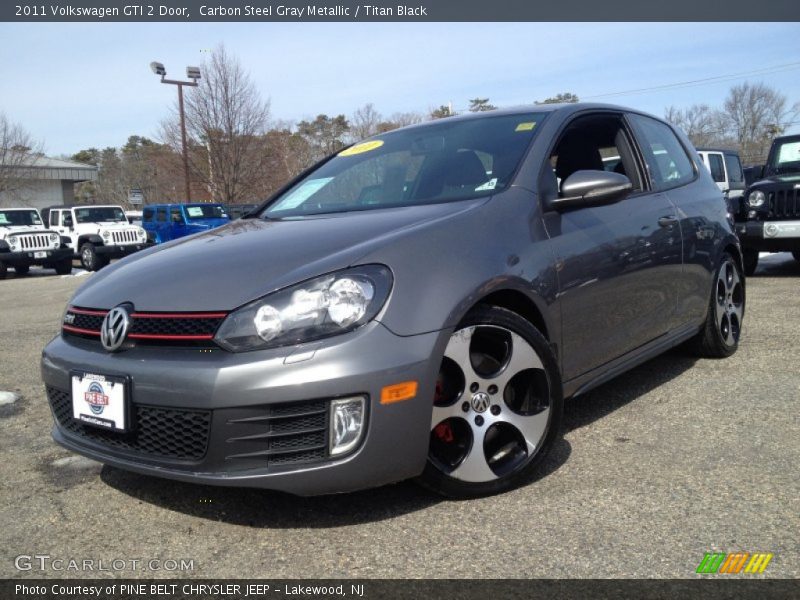 Carbon Steel Gray Metallic / Titan Black 2011 Volkswagen GTI 2 Door