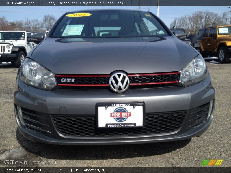 Carbon Steel Gray Metallic / Titan Black 2011 Volkswagen GTI 2 Door