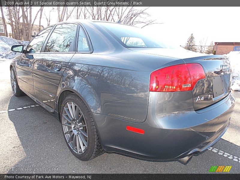 Quartz Grey Metallic / Black 2008 Audi A4 2.0T Special Edition quattro Sedan