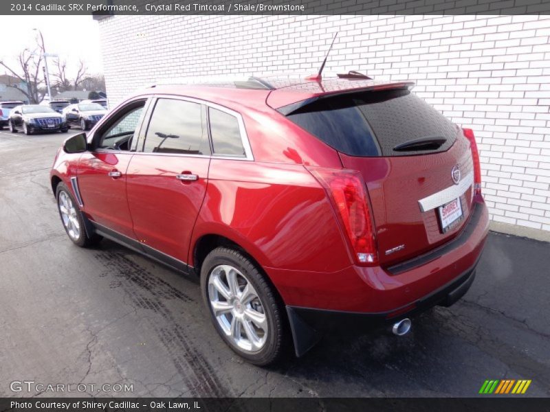 Crystal Red Tintcoat / Shale/Brownstone 2014 Cadillac SRX Performance