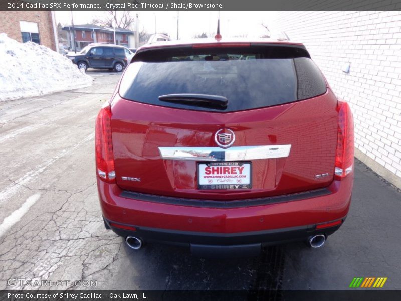Crystal Red Tintcoat / Shale/Brownstone 2014 Cadillac SRX Performance