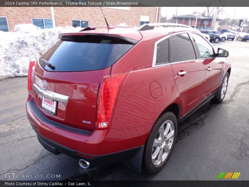 Crystal Red Tintcoat / Shale/Brownstone 2014 Cadillac SRX Performance
