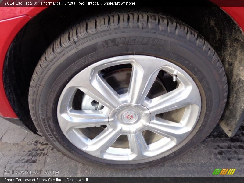 Crystal Red Tintcoat / Shale/Brownstone 2014 Cadillac SRX Performance
