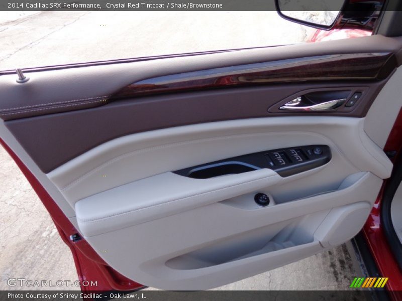 Crystal Red Tintcoat / Shale/Brownstone 2014 Cadillac SRX Performance