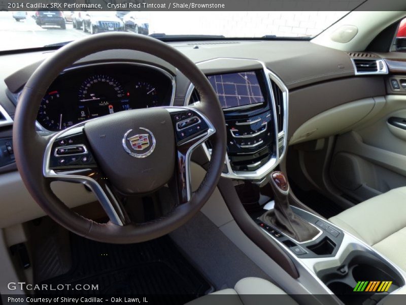 Crystal Red Tintcoat / Shale/Brownstone 2014 Cadillac SRX Performance
