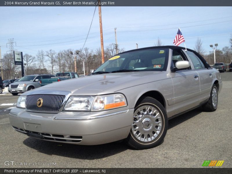 Silver Birch Metallic / Light Flint 2004 Mercury Grand Marquis GS