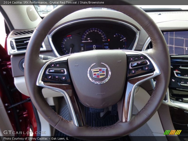 Crystal Red Tintcoat / Shale/Brownstone 2014 Cadillac SRX Performance