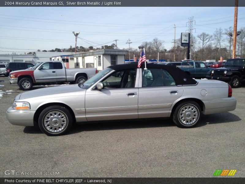 Silver Birch Metallic / Light Flint 2004 Mercury Grand Marquis GS