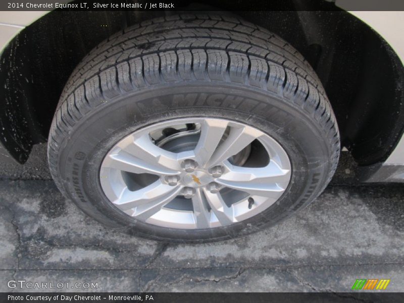Silver Ice Metallic / Jet Black 2014 Chevrolet Equinox LT