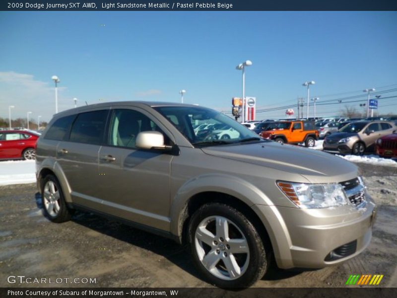 Light Sandstone Metallic / Pastel Pebble Beige 2009 Dodge Journey SXT AWD