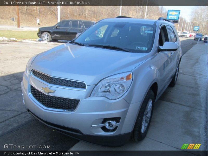 Silver Ice Metallic / Jet Black 2014 Chevrolet Equinox LT