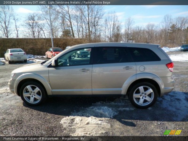 Light Sandstone Metallic / Pastel Pebble Beige 2009 Dodge Journey SXT AWD