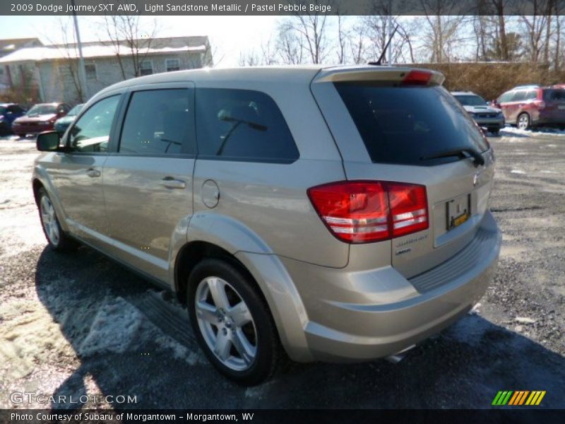 Light Sandstone Metallic / Pastel Pebble Beige 2009 Dodge Journey SXT AWD