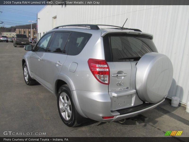 Classic Silver Metallic / Ash Gray 2009 Toyota RAV4 Limited V6 4WD
