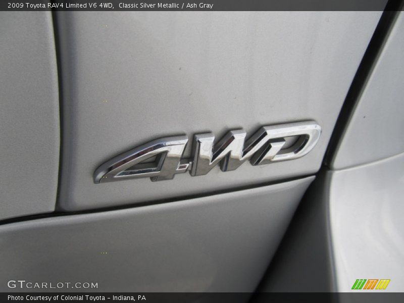 Classic Silver Metallic / Ash Gray 2009 Toyota RAV4 Limited V6 4WD
