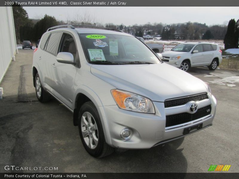 Classic Silver Metallic / Ash Gray 2009 Toyota RAV4 Limited V6 4WD