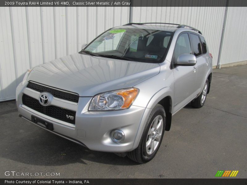 Classic Silver Metallic / Ash Gray 2009 Toyota RAV4 Limited V6 4WD
