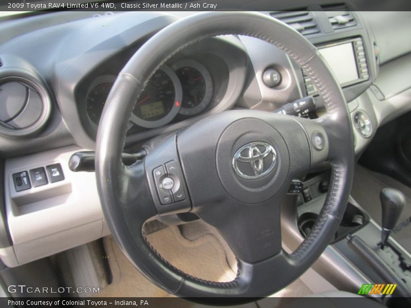 Classic Silver Metallic / Ash Gray 2009 Toyota RAV4 Limited V6 4WD