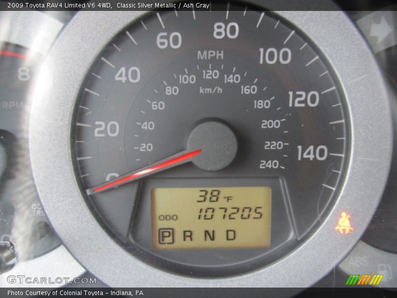 Classic Silver Metallic / Ash Gray 2009 Toyota RAV4 Limited V6 4WD