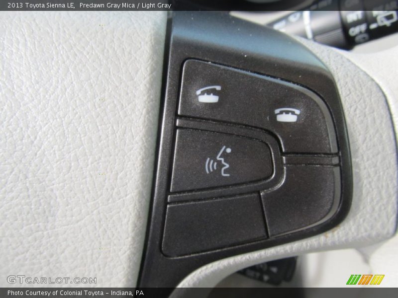 Predawn Gray Mica / Light Gray 2013 Toyota Sienna LE