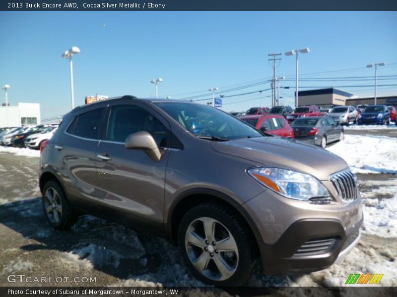 Cocoa Silver Metallic / Ebony 2013 Buick Encore AWD