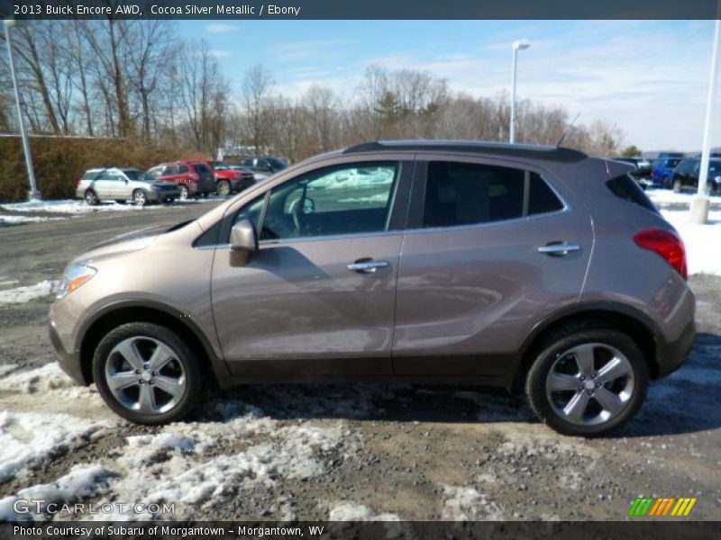 Cocoa Silver Metallic / Ebony 2013 Buick Encore AWD