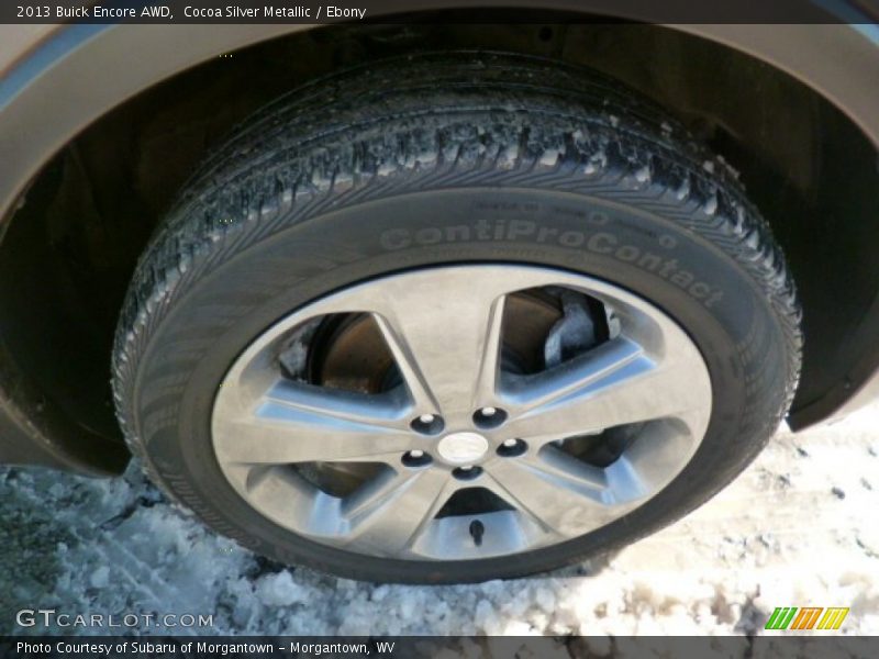 Cocoa Silver Metallic / Ebony 2013 Buick Encore AWD