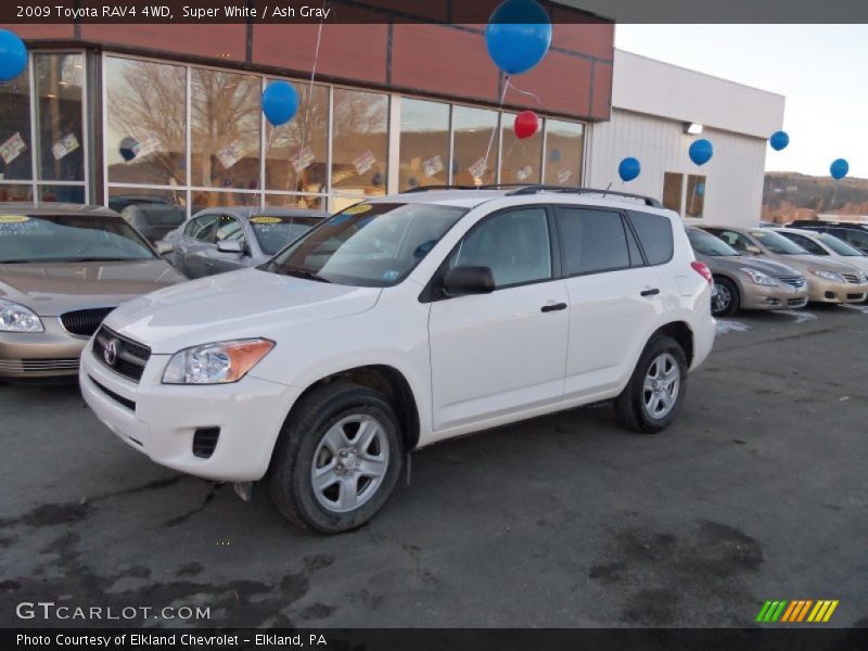 Super White / Ash Gray 2009 Toyota RAV4 4WD
