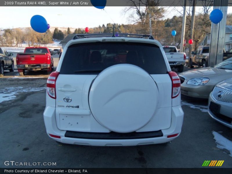 Super White / Ash Gray 2009 Toyota RAV4 4WD