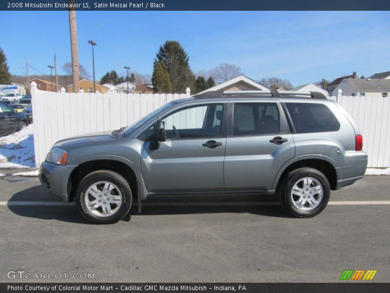 Satin Meisai Pearl / Black 2008 Mitsubishi Endeavor LS