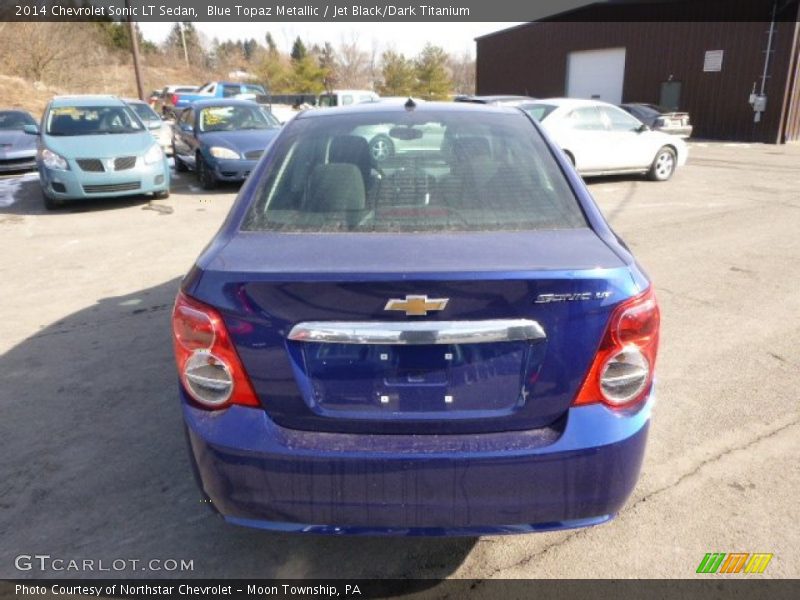 Blue Topaz Metallic / Jet Black/Dark Titanium 2014 Chevrolet Sonic LT Sedan