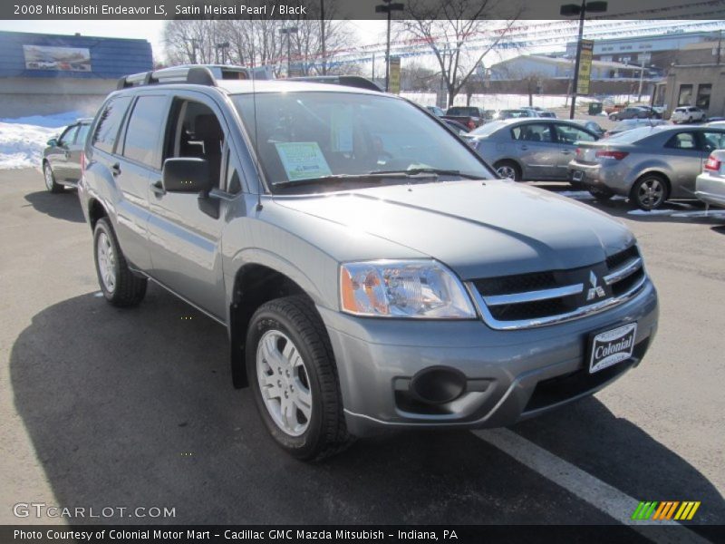 Satin Meisai Pearl / Black 2008 Mitsubishi Endeavor LS