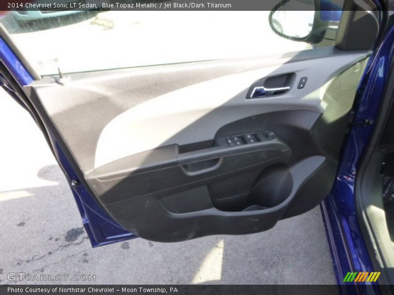 Blue Topaz Metallic / Jet Black/Dark Titanium 2014 Chevrolet Sonic LT Sedan