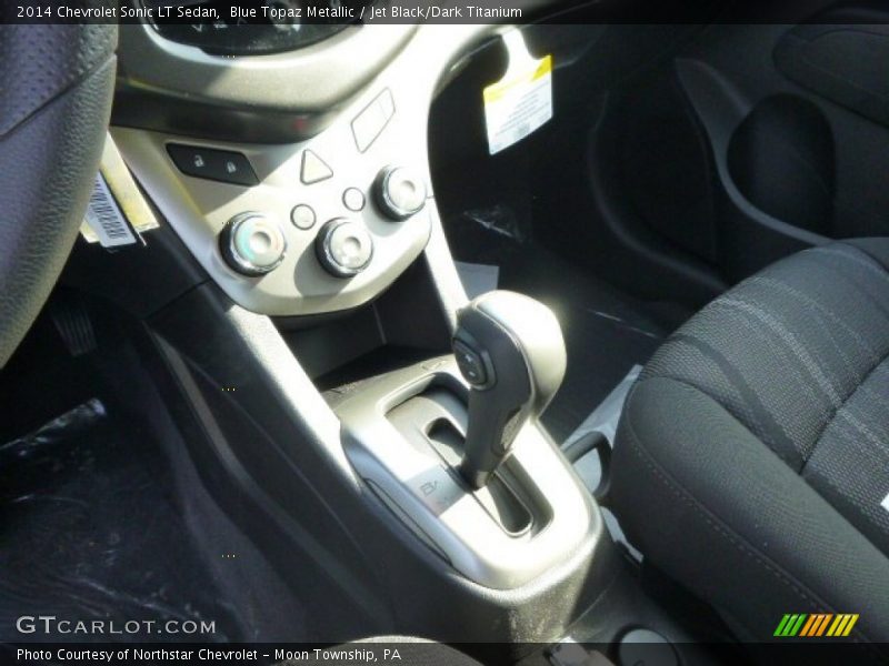 Blue Topaz Metallic / Jet Black/Dark Titanium 2014 Chevrolet Sonic LT Sedan