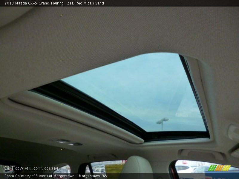 Sunroof of 2013 CX-5 Grand Touring